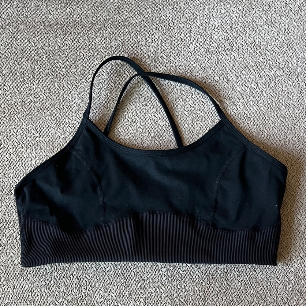 Everyday Strappy Black Sports Bra